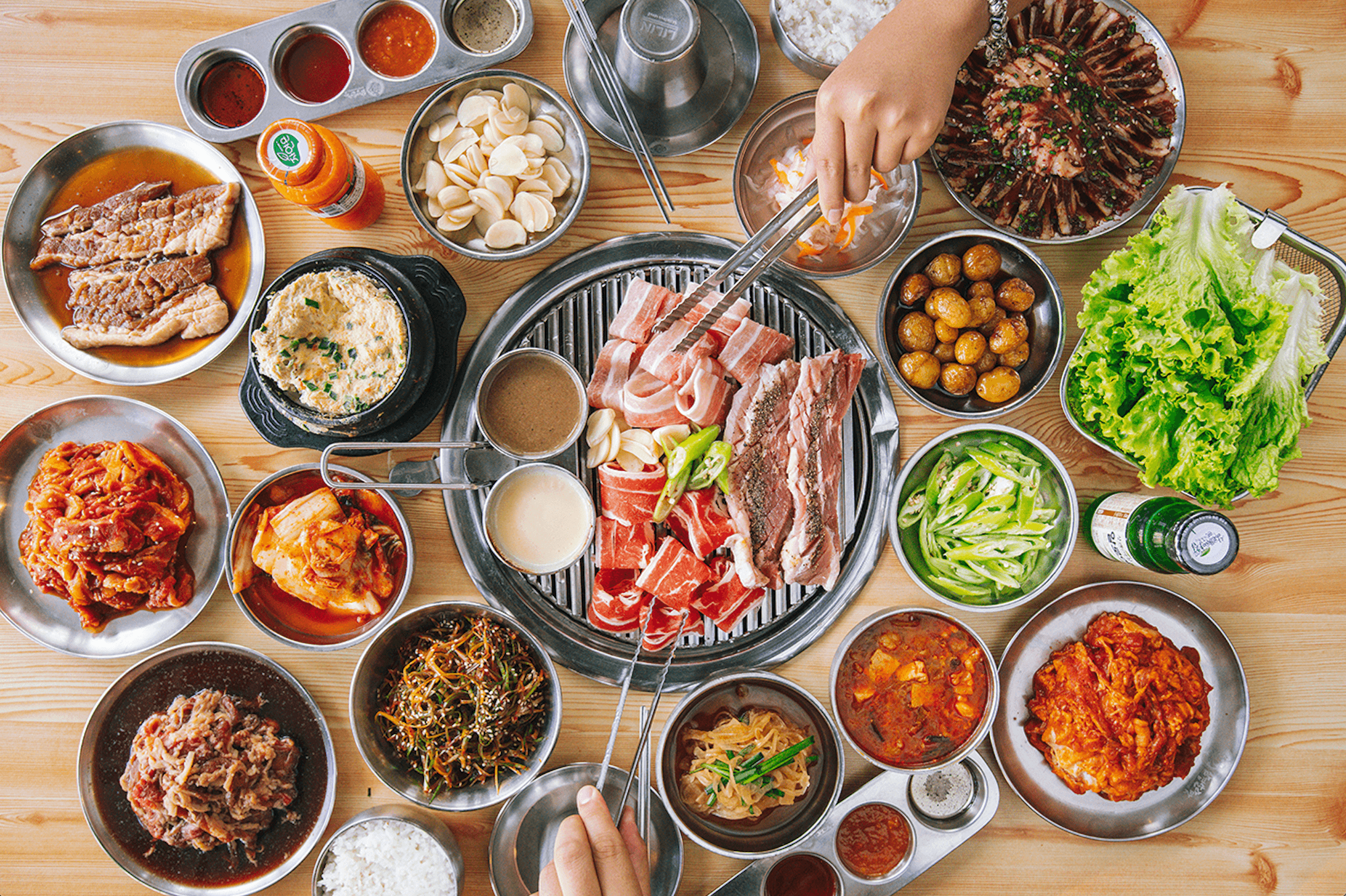 Korean BBQ Feast with Banchan